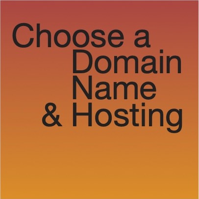 [3] Choosing a Domain Name & Hosting